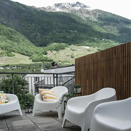 Duplex Con Vista E Terrazza 6 Minuti Dal Bernina Express Apartment Tirano Exterior photo